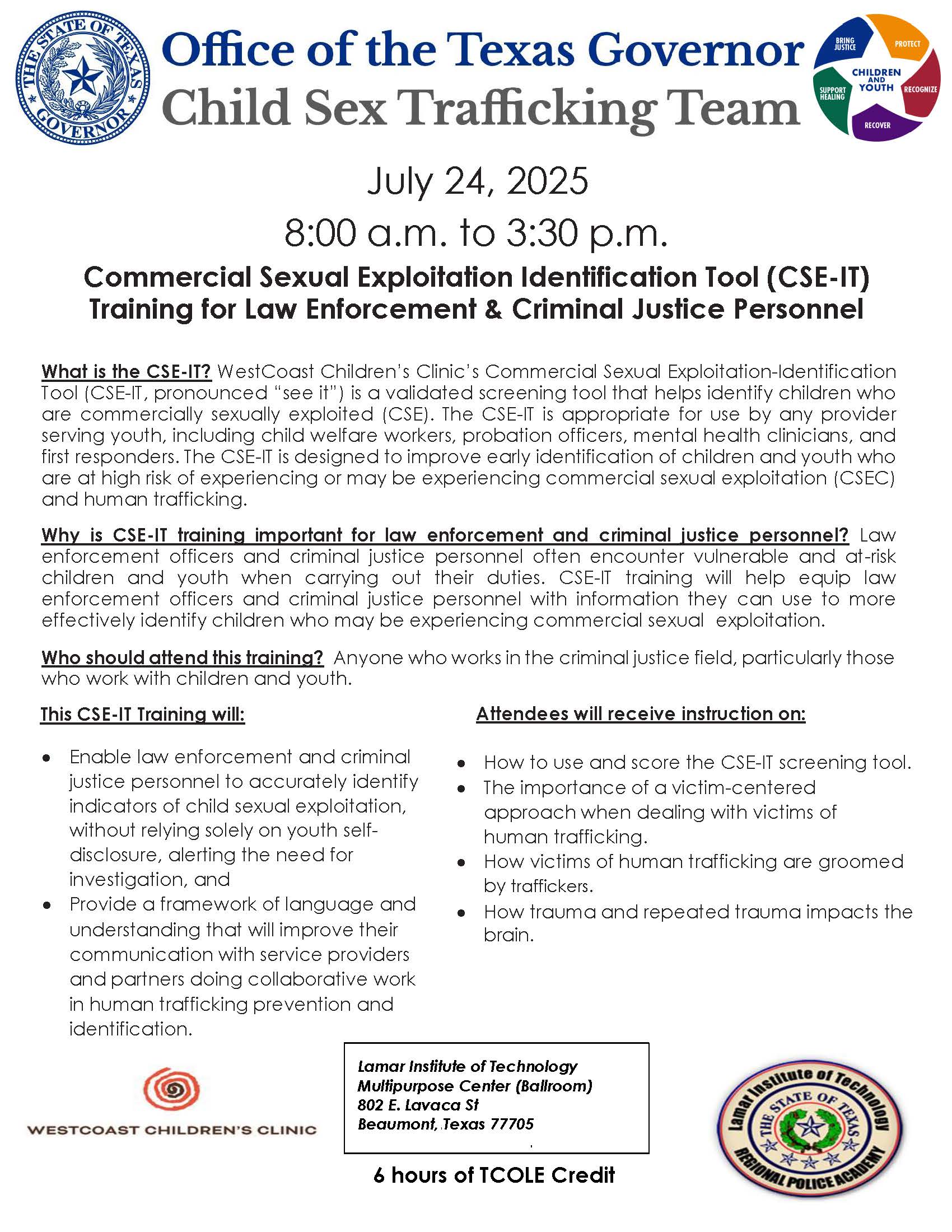 CSE-IT-Training-for-LE-Flyer-updated-Beaumont-(LIT).jpg CSE-IT-Training-for-LE-Flyer-updated-Beaumont-(LIT).jpg