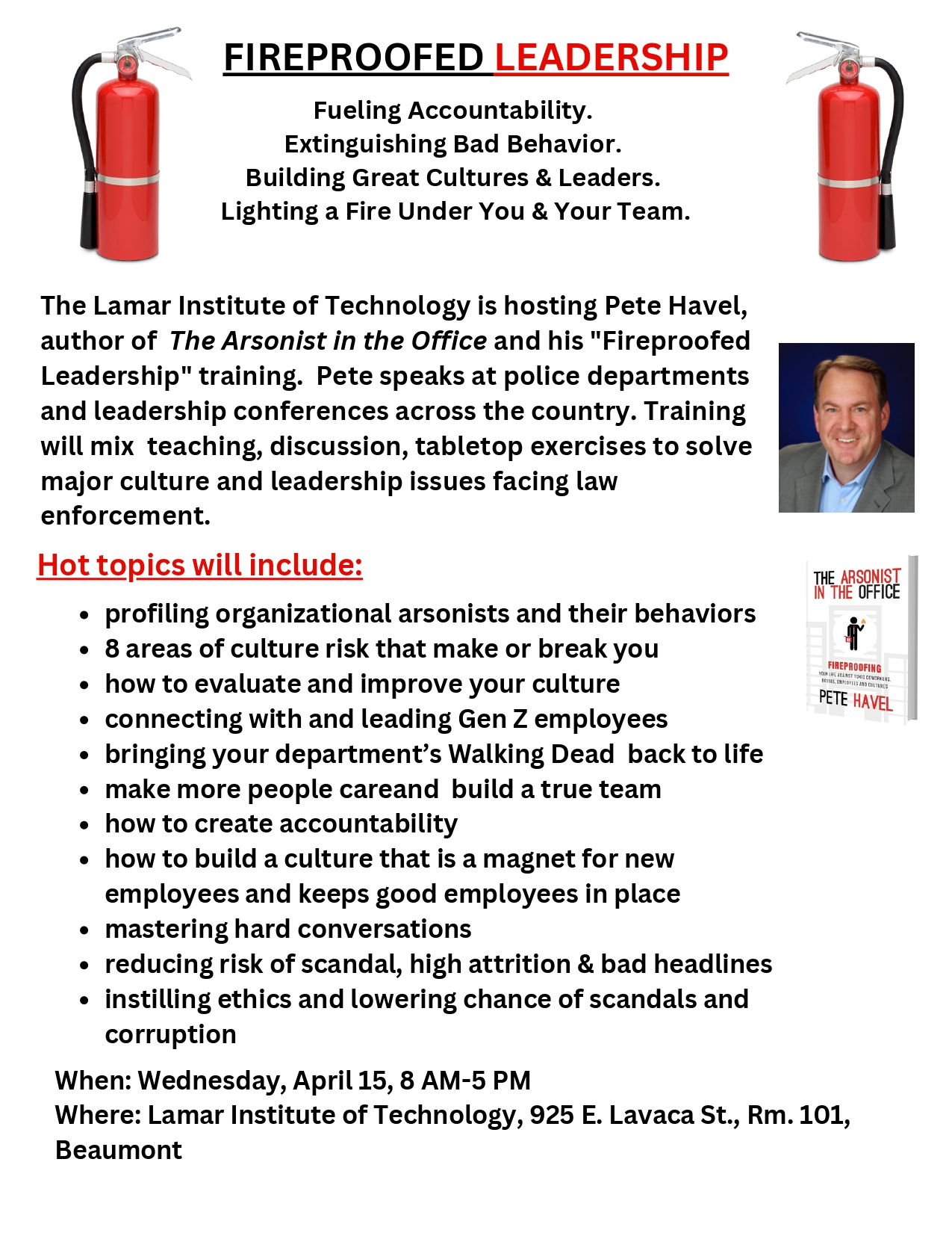 Fireproofed Leadership - April 15, 2026