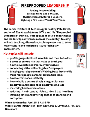 Fireproofed Leadership - April 15, 2026