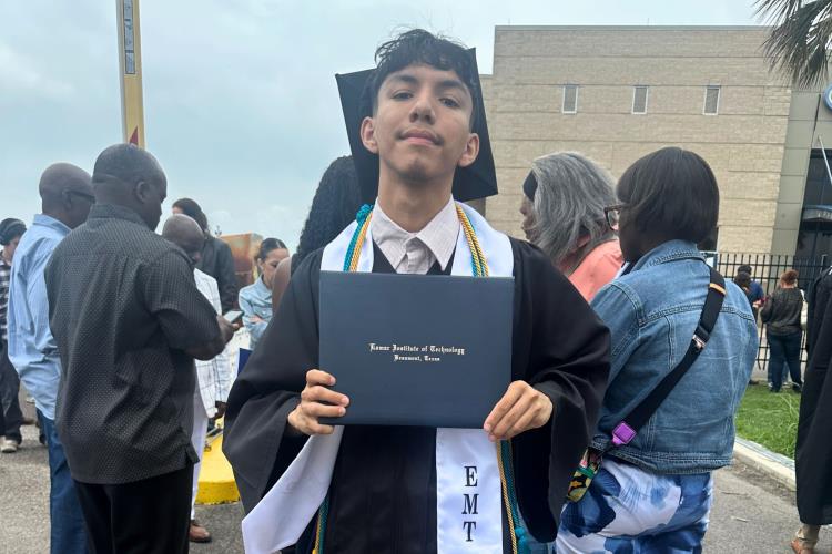 attachment image-LIT Dual Credit Student Receives Three Awards at Spring 2026 Commencement